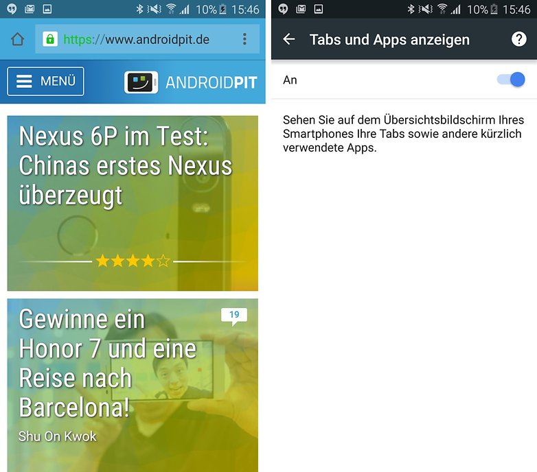 android lollipop google chrome app uebersicht