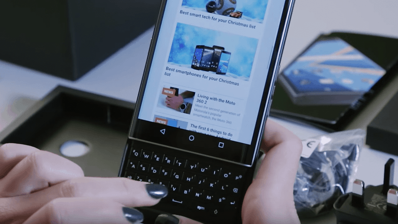 blackberry priv hardware keyboard trackpad