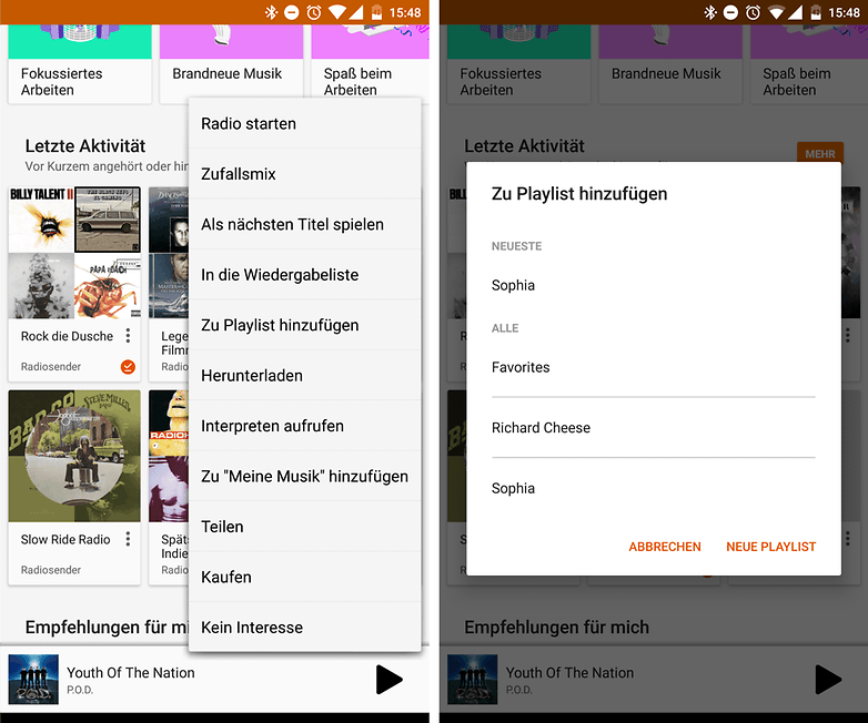 google play music playlist