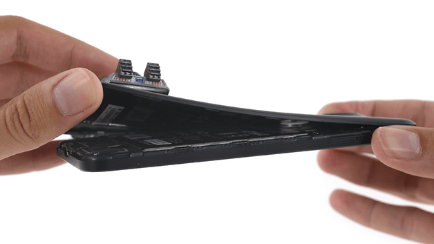 teste de desmontagem do Nexus 5x, ifixit, remover a tampra traseira