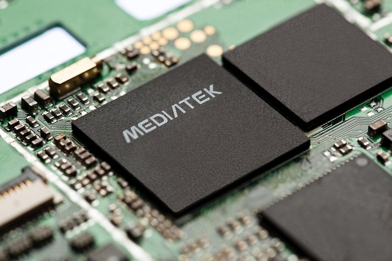 MediaTek IC close up