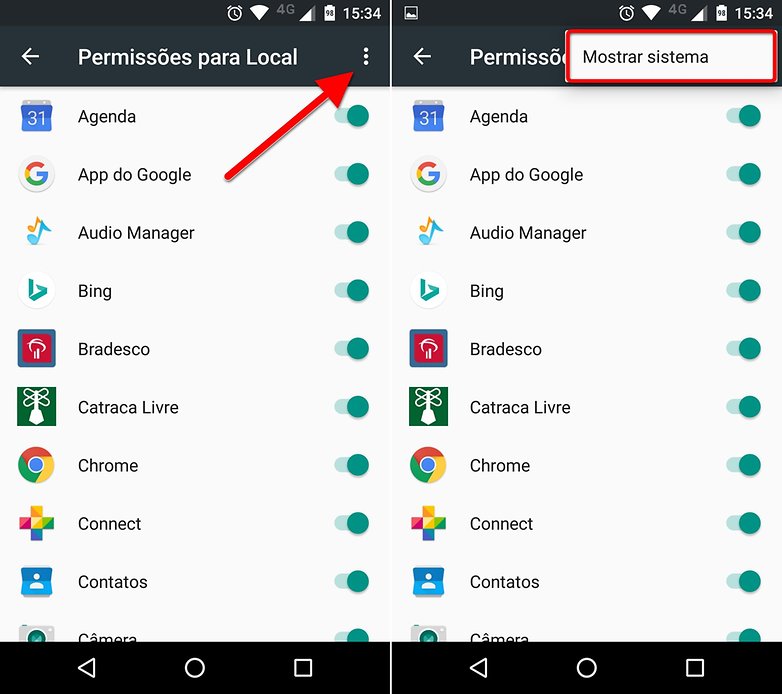 permissoes android 3