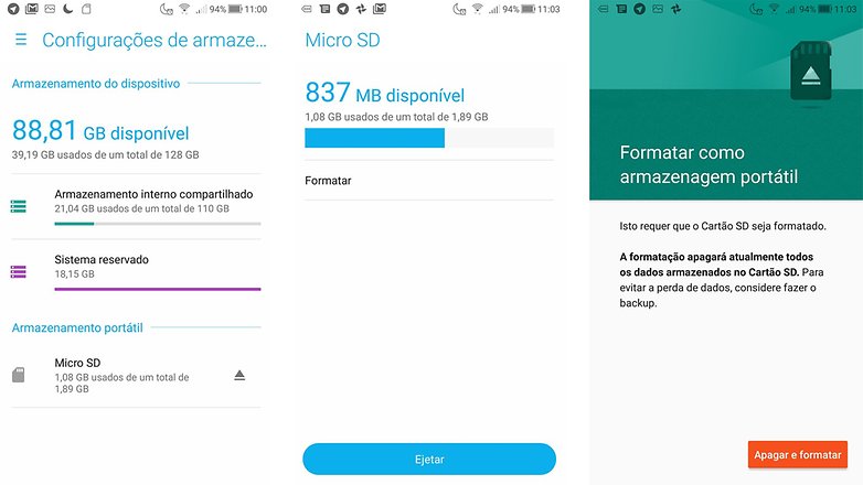 format microsd ptbr