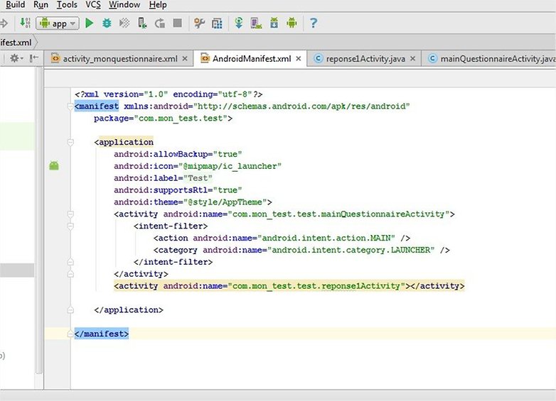 androidpit android studio manifest