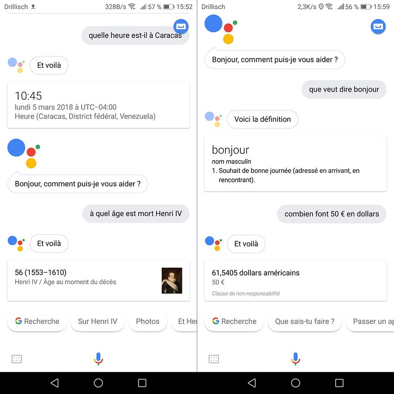 androidpit google assistant connaissances