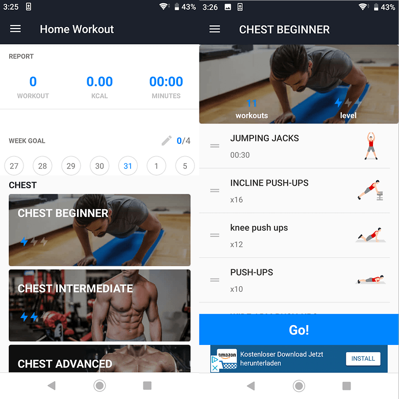 androidpit home workout