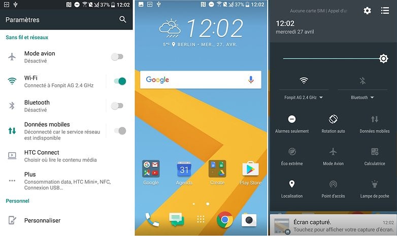 androidpit htc 10 interface fr2