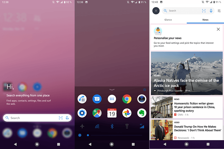 androidpit microsoft launcher