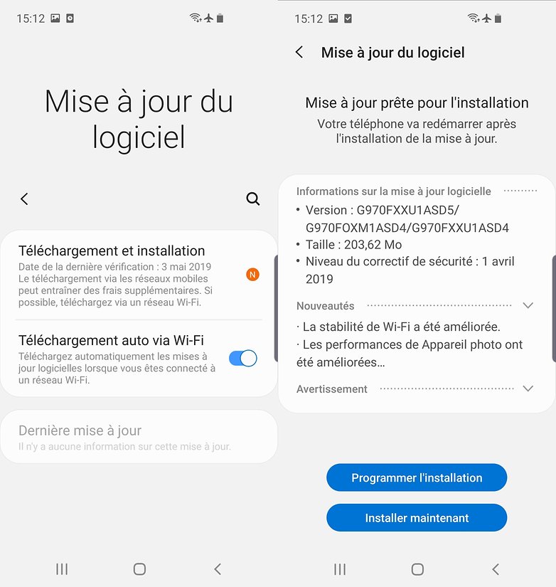 androidpit mise a jour samsung