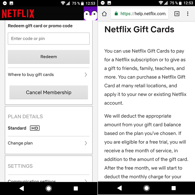 androidpit netflix gift card