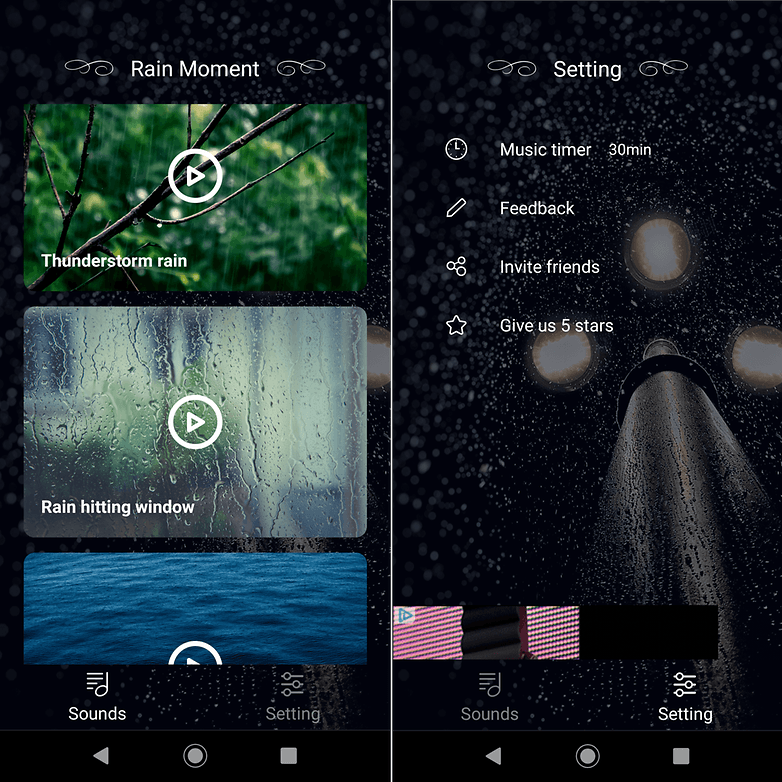 androidpit rain moment
