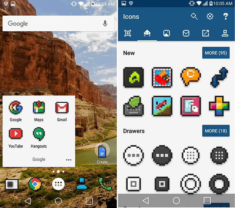 pixels icons pack