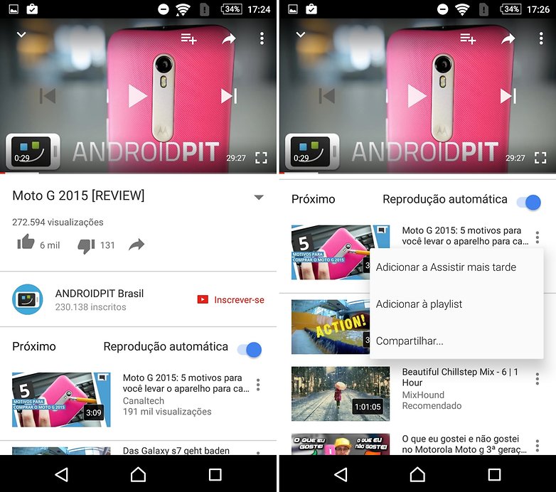 androidpit youtube adicionar playlist