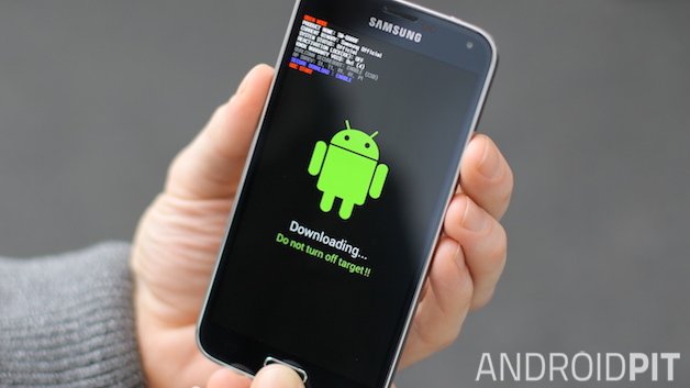 AndroidPIT Galaxy S5 download mode odin 1450967763593