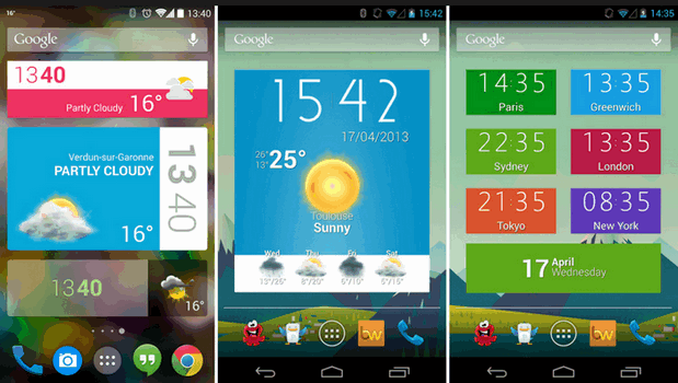 android widgets