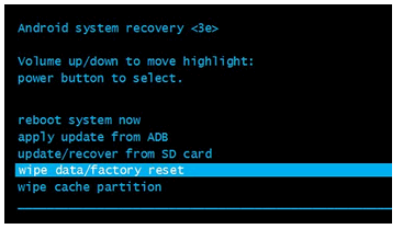 factory reset samsung