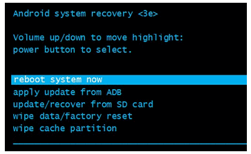 reboot system