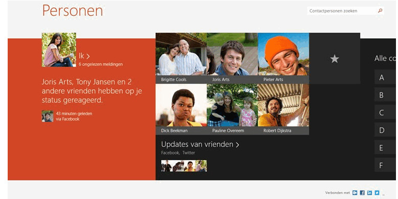 windows 10 people