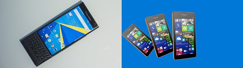 Windows Phone против Blackberry