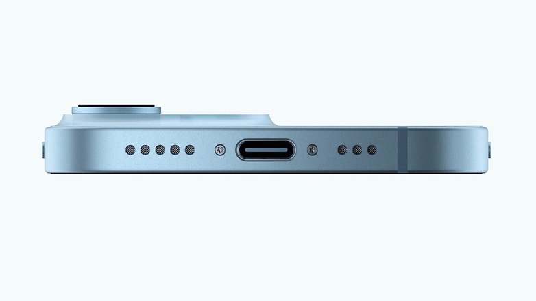 Paparkan imej port USB Apple iPhone SE 4.