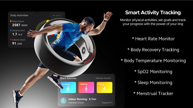 Smart Ring Fitness Tracker