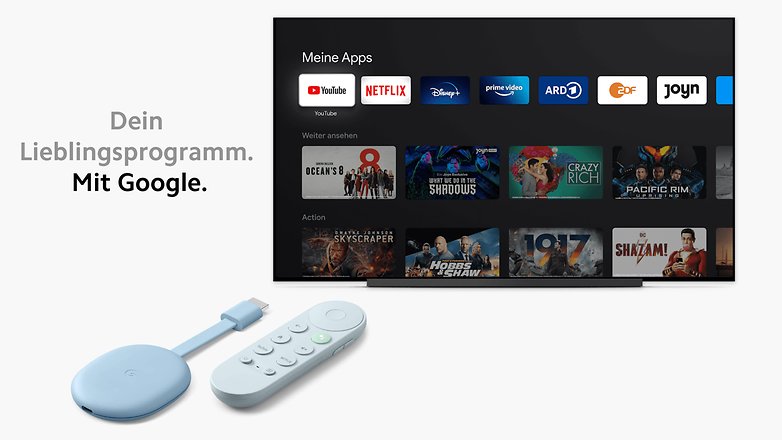 2020 Präsentierte Google menggunakan Chromecast 4K dengan Google TV.