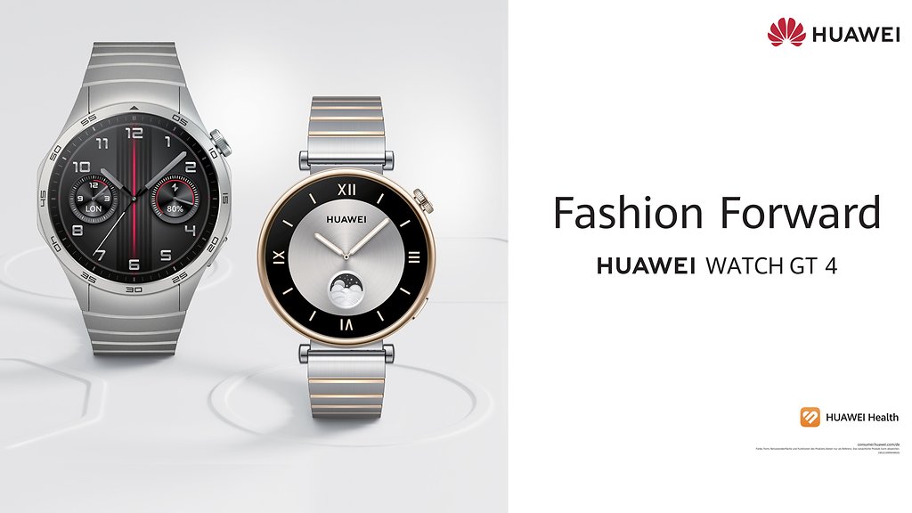 Die Huawei Watch GT 4 begeistert große und kleine Handgelenke!
