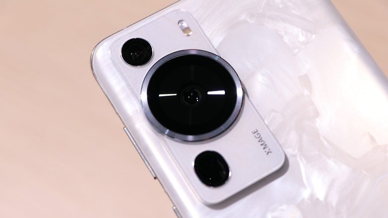 Huawei P60 Pro camera module up close