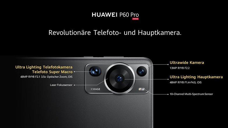 Huawei P60 series introduced with variable aperture lens, two-way