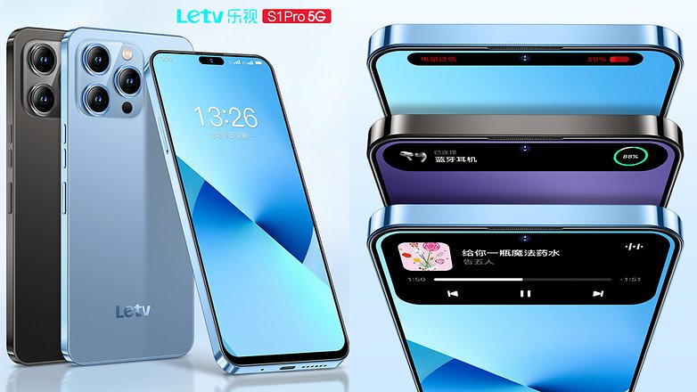 We see the LeTV S1 Pro 5G with a Dynamic Island