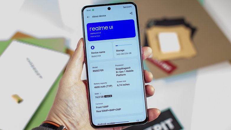 Global Version Realme GT3 Snapdragon 8+ Gen1 6.74 144Hz 1.5K Ultra AMOLED  16GB RAM