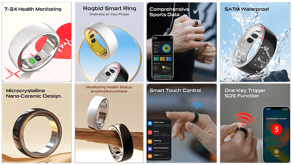 Rogbid Smart Ring: Health Tracker Launches at Half Price