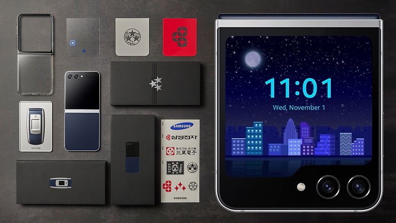 Samsung präsentiert sein Galaxy Z Flip 5 in der Retro-Edition