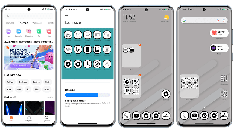 Xiaomi 13T Pro theming options