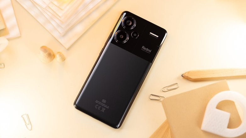 Redmi Note 13 Pro+ picture for nextpit showing the camera module on the black back