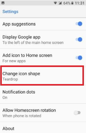 Change_android_Oreo_app_icn_shape_in_Pixel_8 0