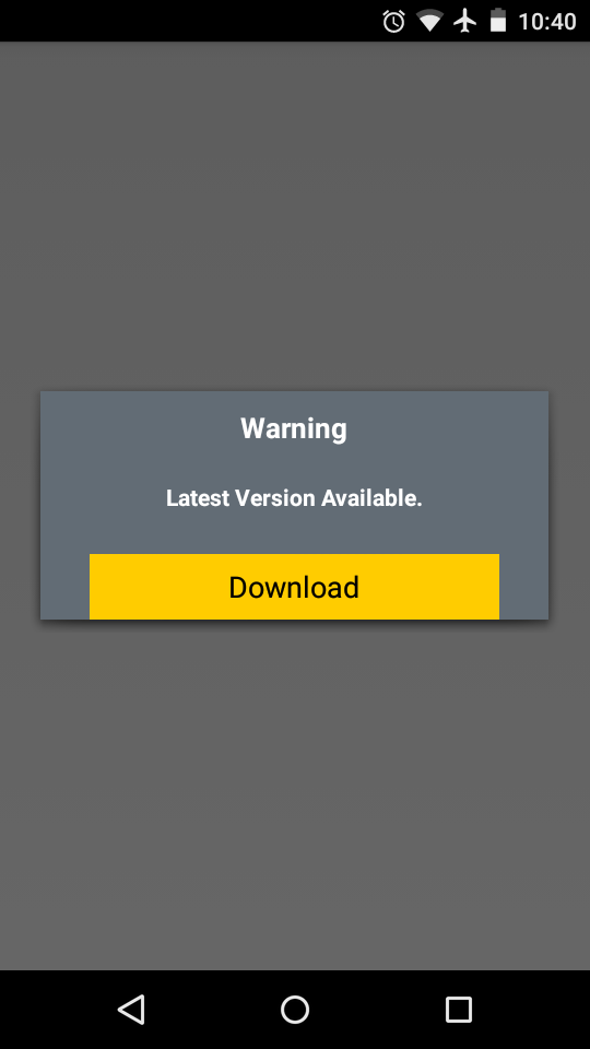 Warning