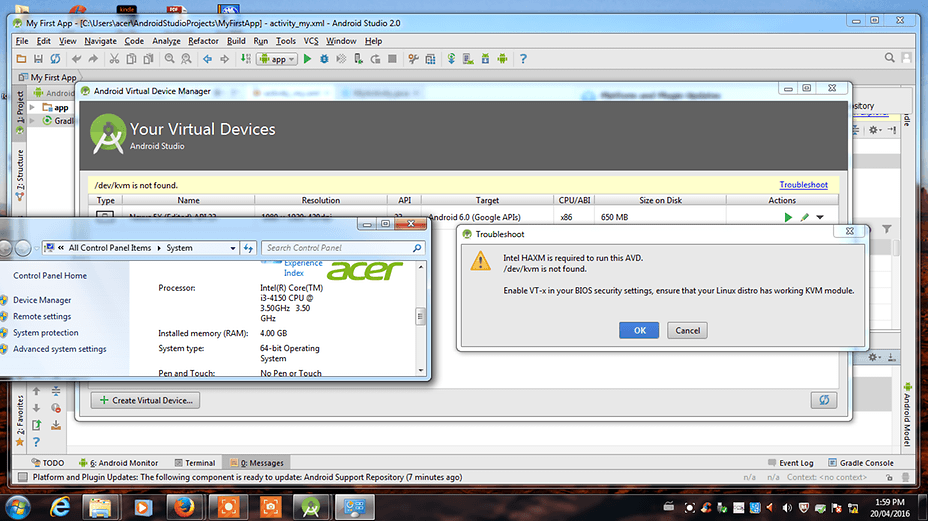 AndroidStudioError