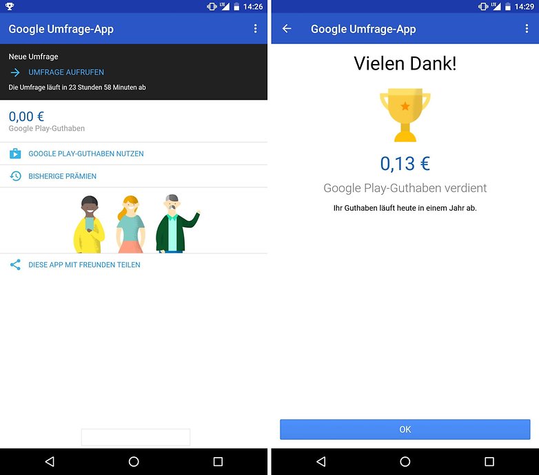 ANDROIDPIT app deals google survey umfrage app