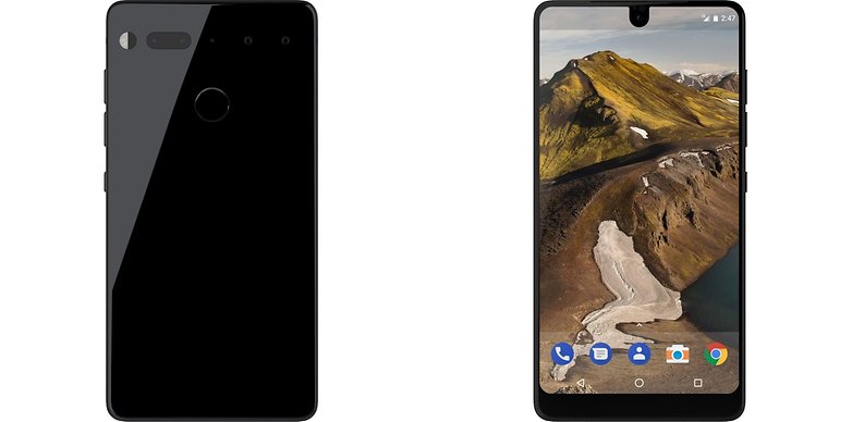 essential phone front back
