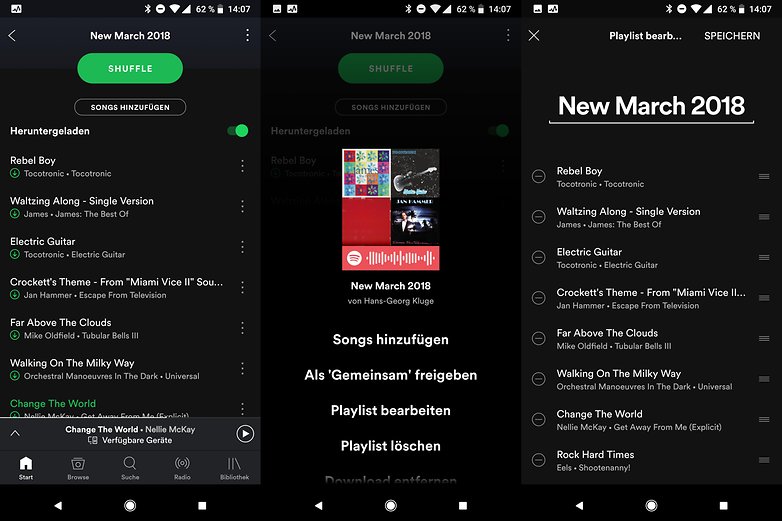 senarai main spotify tipps bearbeiten