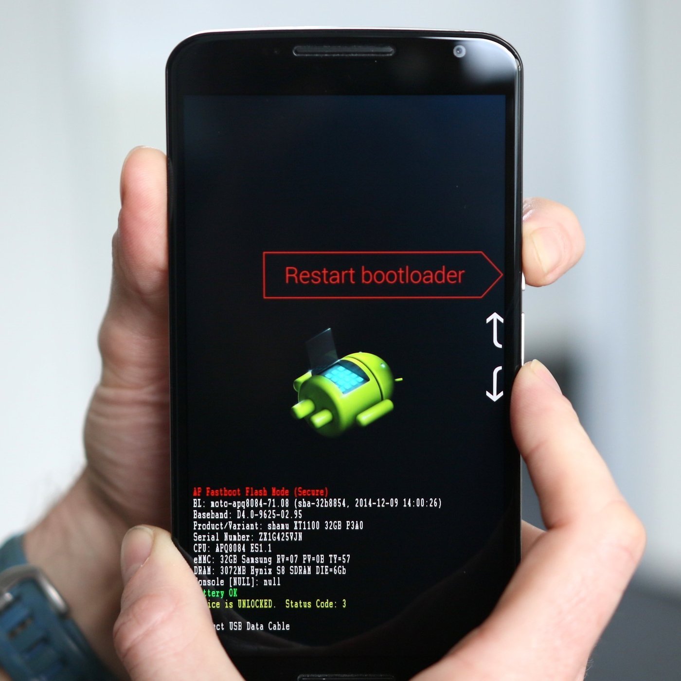 AndroidPIT Nexus 6 Fastboot bootloader w1400h1400