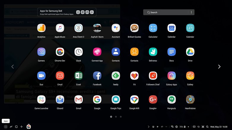 Screenshot 20180523 160848 Samsung DeX home