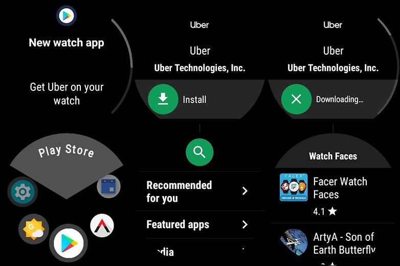 Wear os install apps play store