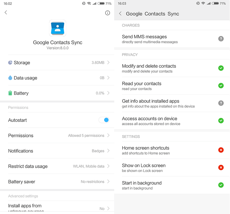 Xiaomi névjegyek szinkronizálása