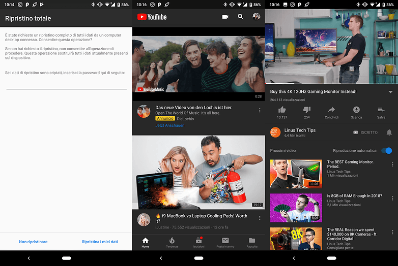 youtube dark mode android