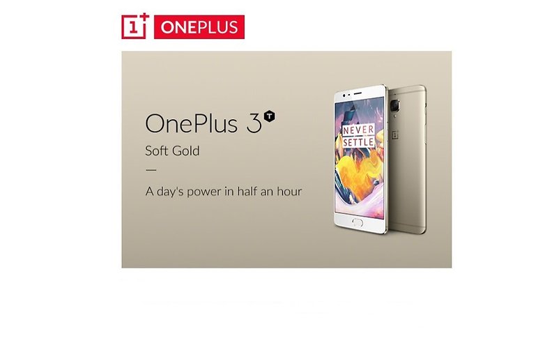 OnePlus 3T Soft Gold Jan