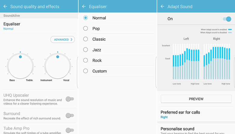 androidpit s7 sound