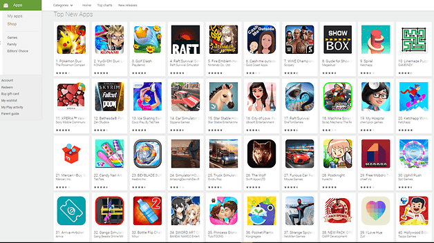 Google Play Top Apps