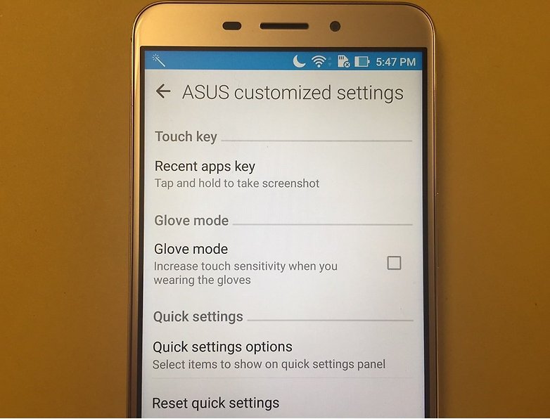 ZenFone 3 Custom Settings